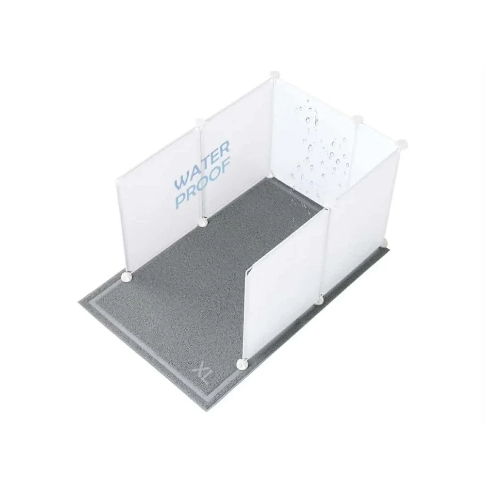 Meexpaws Cat Litter Box Enclosure Splash Guard Extra Large 28L x 21.5W x 18H Inc